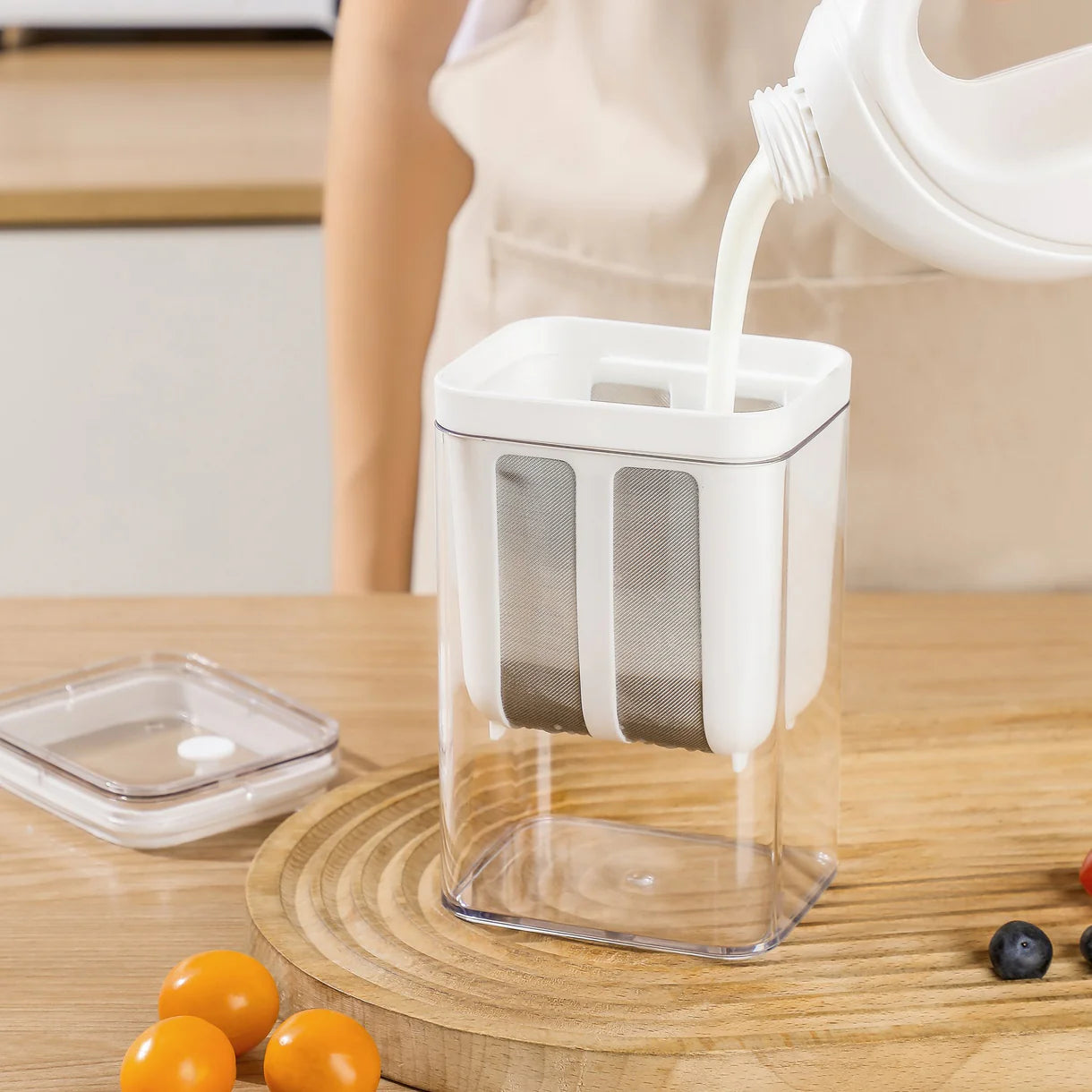 Multifunctional Yogurt Filter with Fine Mesh Strainer -Chef Aruna's Choice