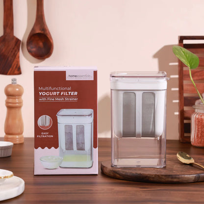 Multifunctional Yogurt Filter with Fine Mesh Strainer -Chef Aruna's Choice